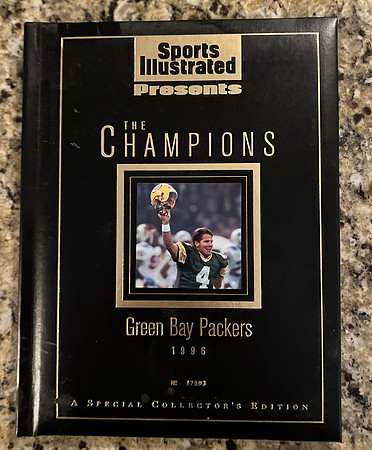 ($30.00) Item #125, 2 of 2 Sports Illustrated Special Collectors Edition Number 17903 Soft Cover Book, Brett Favre Cover  2 of 2  The Champions Green Bay Packers 1996  Number 17903