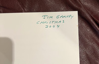 ($15.00) Item #128 Game of My Life Memorable Stories by Chuck Carlson (2007) Sports Illustrated LLC, Small message inside book, backside of page 1