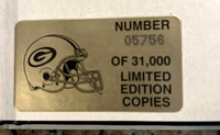 ($30.00) Item # 129 Titeltown Again Limited Edition number 05756 of 31,000, Super bowl season of the 1996 Green Bay Packers Letter of Auth, 144 Pages Bob Carlson, Mike Holmgren, Bob Harlan (4)