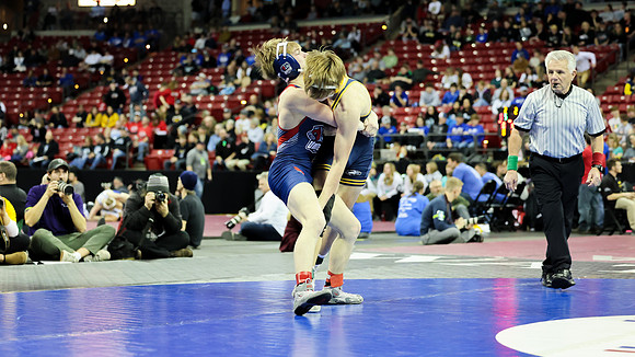 132 Christopher Anderson 2024 State Tournament  Bout 1 (8)