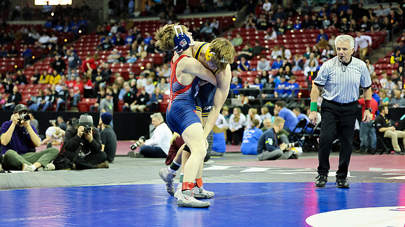 132 Christopher Anderson 2024 State Tournament  Bout 1 (7)