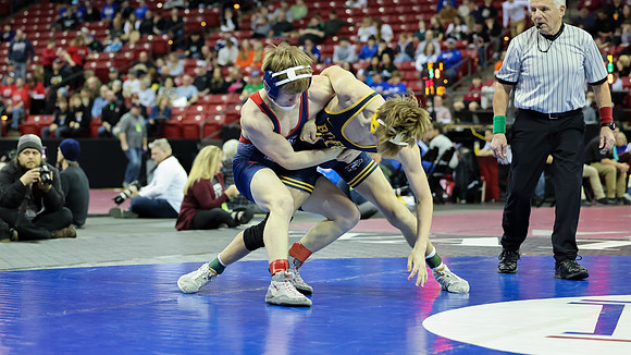 132 Christopher Anderson 2024 State Tournament  Bout 1 (9)
