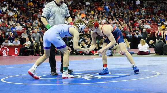 2024 State Tourney 144lbs Parker Olson Bout 1 (3)