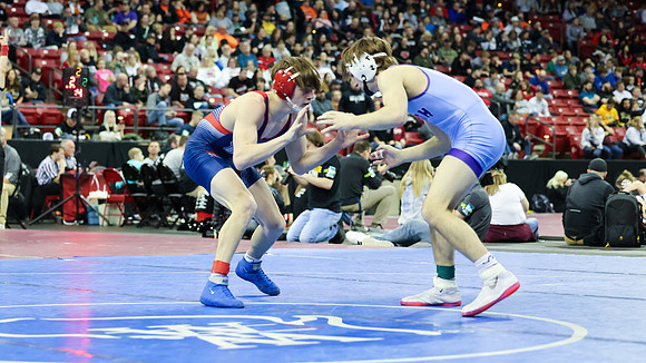 2024 State Tourney 144lbs Parker Olson Bout 1 (12)