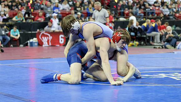 2024 State Tourney 144lbs Parker Olson Bout 1 (25)