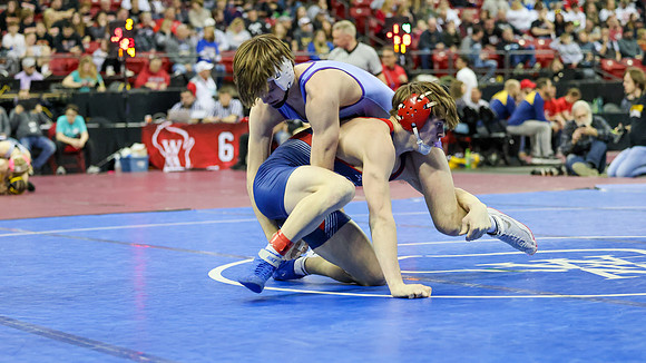 2024 State Tourney 144lbs Parker Olson Bout 1 (26)