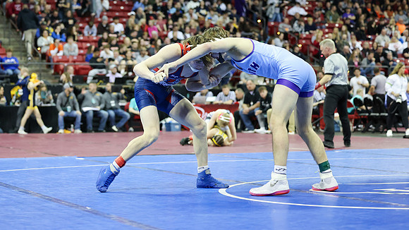 2024 State Tourney 144lbs Parker Olson Bout 1 (33)