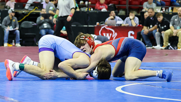 2024 State Tourney 144lbs Parker Olson Bout 1 (39)