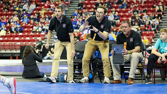 2024 State Tourney 144lbs Parker Olson Bout 1 (58)
