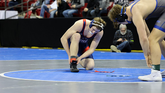 2024 State Tourney 190lbs Isaiah Horan  Bout 1  (2)
