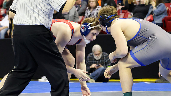 2024 State Tourney 190lbs Isaiah Horan  Bout 1  (4)