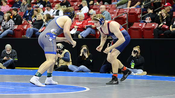 2024 State Tourney 190lbs Isaiah Horan  Bout 1  (7)