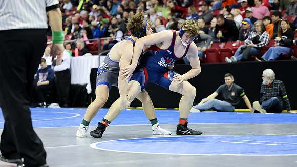 2024 State Tourney 190lbs Isaiah Horan  Bout 1  (19)