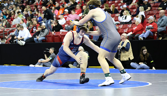 2024 State Tourney 190lbs Isaiah Horan  Bout 1  (39)