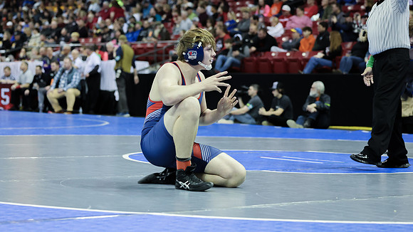 2024 State Tourney 190lbs Isaiah Horan  Bout 1  (41)