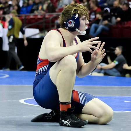 2024 State Tourney 190lbs Isaiah Horan  Bout 1  (42)