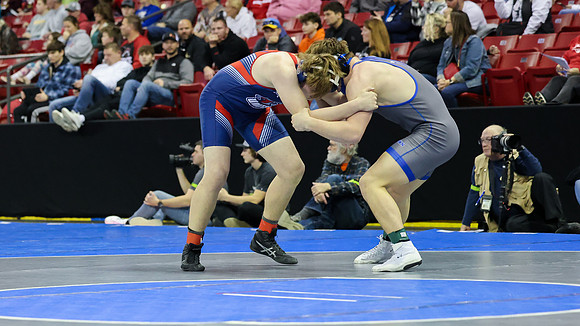 2024 State Tourney 190lbs Isaiah Horan  Bout 1  (45)