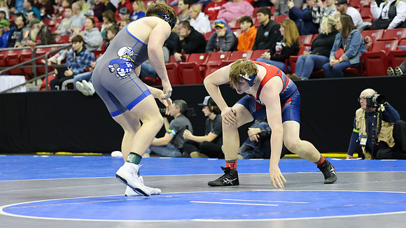 2024 State Tourney 190lbs Isaiah Horan  Bout 1  (46)