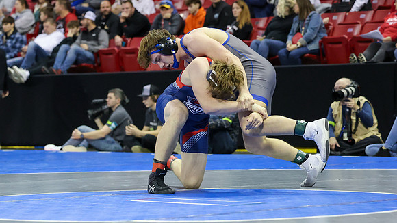 2024 State Tourney 190lbs Isaiah Horan  Bout 1  (48)