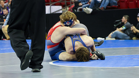 2024 State Tourney 190lbs Isaiah Horan  Bout 1  (52)