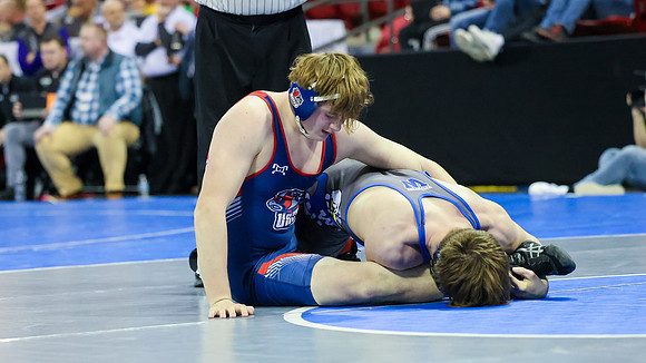 2024 State Tourney 190lbs Isaiah Horan  Bout 1  (55)