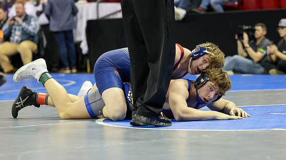 2024 State Tourney 190lbs Isaiah Horan  Bout 1  (56)