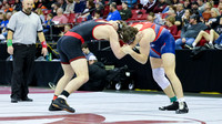 2024 Wis Wrestling  State Tourney 215lbs. Jaxon Johnson Bout 1   (8)