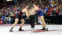 2024 Wis Wrestling  State Tourney 215lbs. Jaxon Johnson Bout 1   (10)