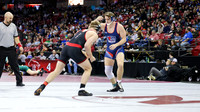 2024 Wis Wrestling  State Tourney 215lbs. Jaxon Johnson Bout 1   (12)