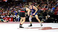 2024 Wis Wrestling  State Tourney 215lbs. Jaxon Johnson Bout 1   (13)