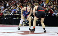 2024 Wis Wrestling  State Tourney 215lbs. Jaxon Johnson Bout 1   (14)