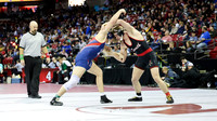 2024 Wis Wrestling  State Tourney 215lbs. Jaxon Johnson Bout 1   (15)