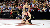 2024 Wis Wrestling  State Tourney 215lbs. Jaxon Johnson Bout 1   (17)