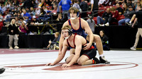 2024 Wis Wrestling  State Tourney 215lbs. Jaxon Johnson Bout 1   (20)