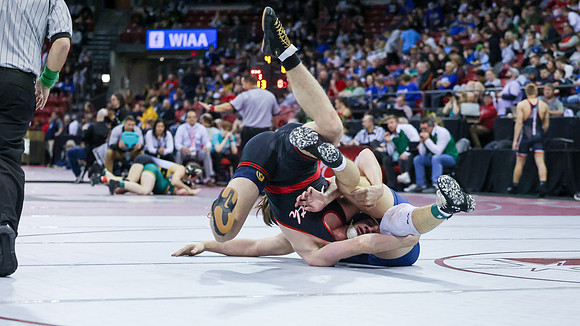 2024 Wis Wrestling  State Tourney 215lbs. Jaxon Johnson Bout 1   (47)