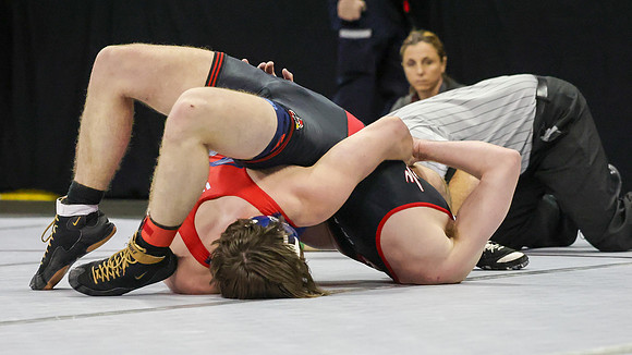 2024 Wis Wrestling  State Tourney 215lbs. Jaxon Johnson Bout 1   (63)