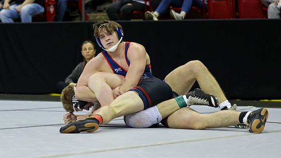 2024 Wis Wrestling  State Tourney 215lbs. Jaxon Johnson Bout 1   (68)