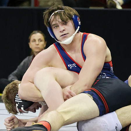 2024 Wis Wrestling  State Tourney 215lbs. Jaxon Johnson Bout 1   (69)