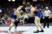 STATE TOURNEY 215lbs. Jaxon Johnson Bout 2 (5)