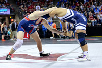 STATE TOURNEY 215lbs. Jaxon Johnson Bout 2 (7)