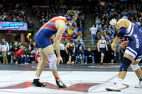 STATE TOURNEY 215lbs. Jaxon Johnson Bout 2 (11)