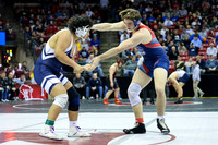 STATE TOURNEY 215lbs. Jaxon Johnson Bout 2 (12)
