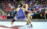 STATE TOURNEY 215lbs. Jaxon Johnson Bout 2 (14)