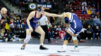 STATE TOURNEY 215lbs. Jaxon Johnson Bout 2 (18)