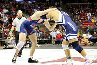 STATE TOURNEY 215lbs. Jaxon Johnson Bout 2 (20)