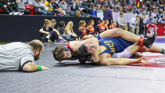 2024 STATE TOURNEY 215lbs. Jaxon Johnson  (56)