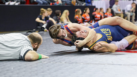2024 STATE TOURNEY 215lbs. Jaxon Johnson  (58)