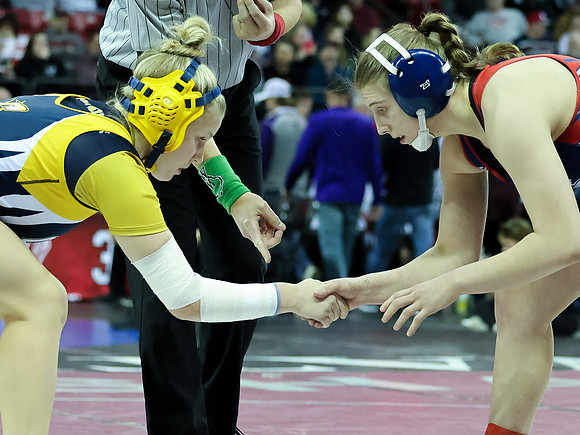 STATE Tourney 165lbs. Sophia Bassino Bout 5  (5)