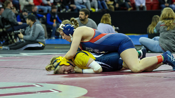 STATE Tourney 165lbs. Sophia Bassino Bout 5  (34)