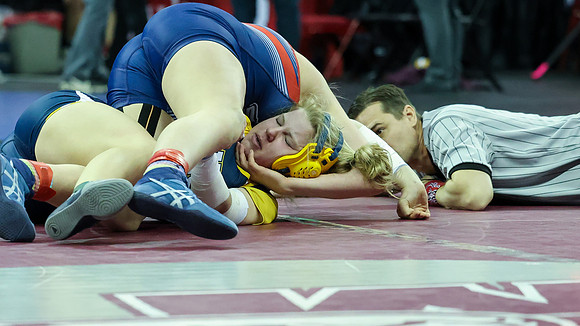STATE Tourney 165lbs. Sophia Bassino Bout 5  (42)